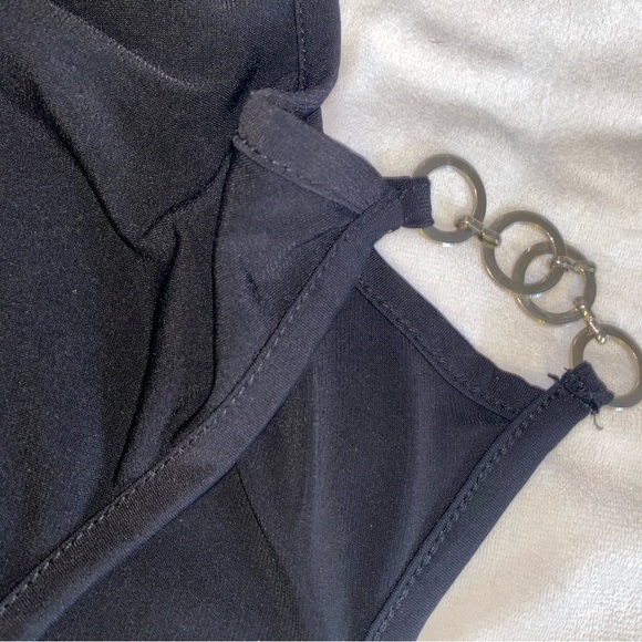 Dots Shoulder Cutout Blouse - Picture 4 of 5